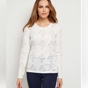 New! Anatomie Stretch Lace Juliana Top Women's